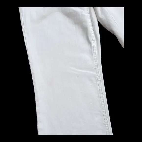 Chicos So Slimming Jeans Womens 00 US 2 White Straight Leg Mid Rise Stretch - Picture 8 of 10